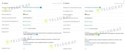 ФОПы супругов Качуровских зарегистрированы в один день