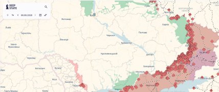 Линия фронта в Украине по состоянию на 06.06.2026