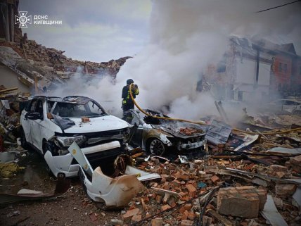 Наслідки ракетного удару по Києву 28 вересня