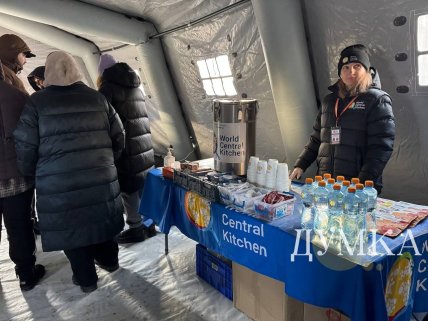 Пункт обігріву в Харкові