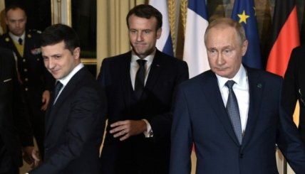 Владимир Зеленский и Владимир Путин. Фото 2019 года