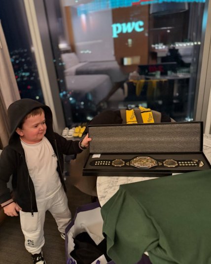 Хасбік та чемпіонський пояс UFC