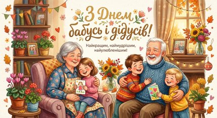 День бабушек и дедушек, открытки, картинки, поздравления