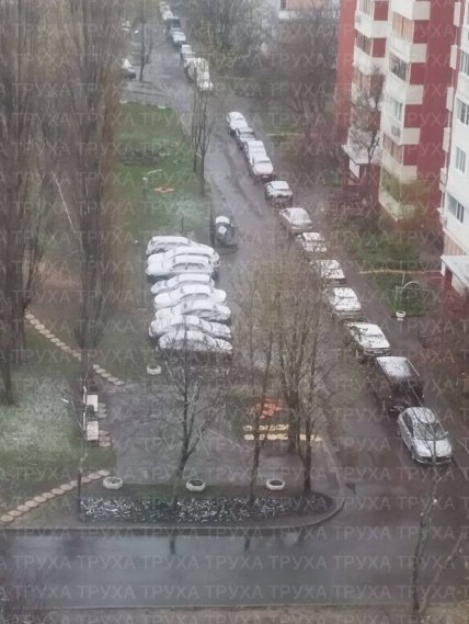 Сніг у Харкові 24.04.2026