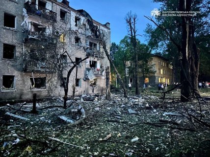 Наслідки удару РФ по Дніпру 18.05.2026
