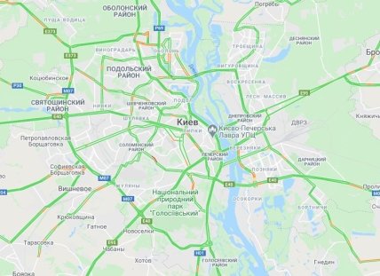 Пробки Киев