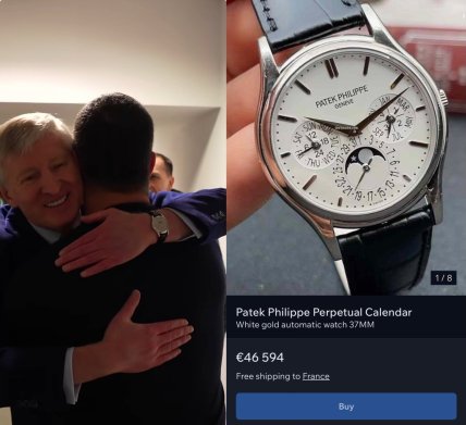 Ринат Ахметов надел часы Patek Philippe Grand Complications Perpetual Calendar 5140G