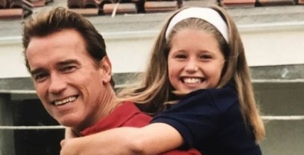 Шварценеггер с дочерью