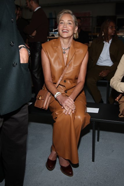 Шэрон Стоун в стильном костюме