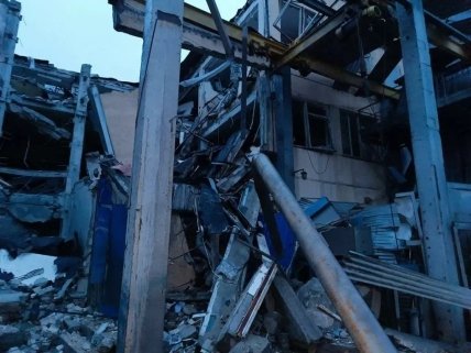 Мотор Січ у Запоріжжі після ракетного обстрілу
