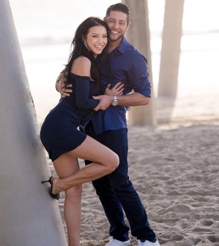 Полина Логунова с будущим мужем