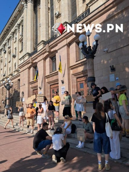Мітинг на підтримку Михайла Федорова у Миколаєві
