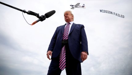 дональд трамп длинный галстук