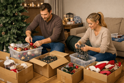 уборка елки после праздников