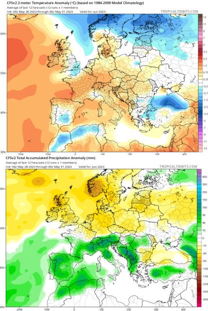 Погода в червні 2023 у Європі