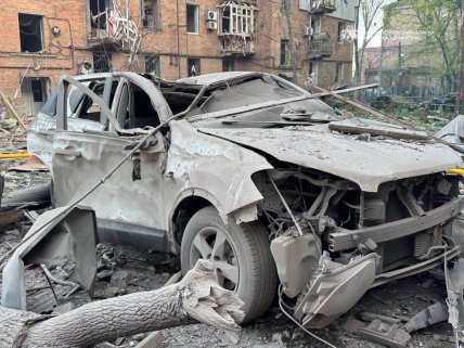 Наслідки російської атаки на Дніпро 25.04.2026