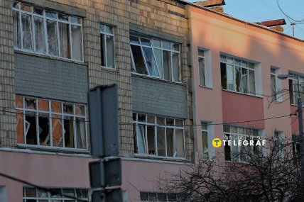 Дніпровський район Києва після обстрілу