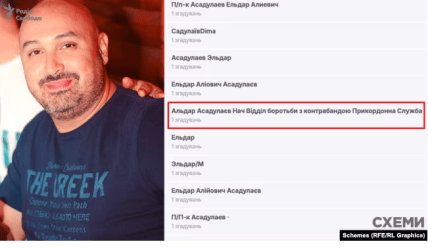 Скриншот расследования