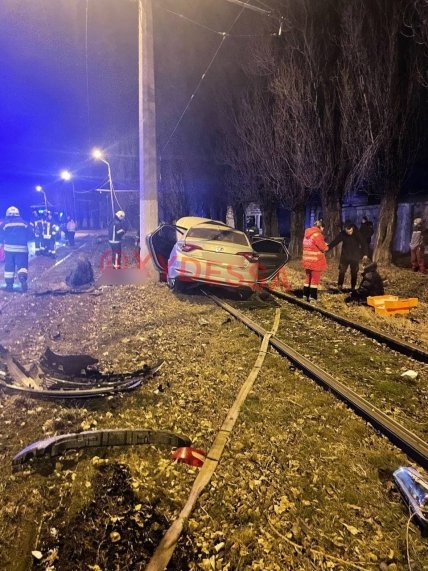 ДТП в Одессе 13 февраля