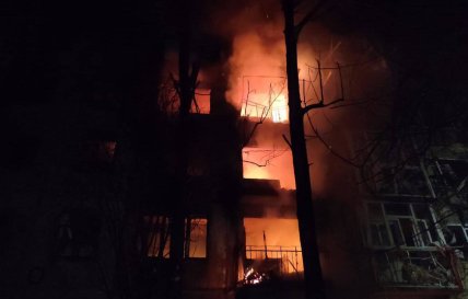 Пожар в Синельниковском районе