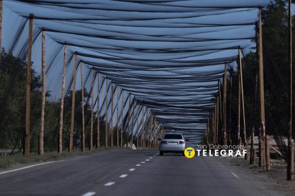 Антидронові сітки на Донеччині, 14 вересня