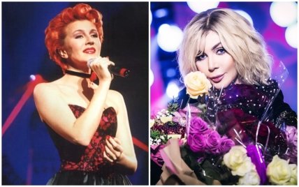 Ірина Білик у молодості і зараз