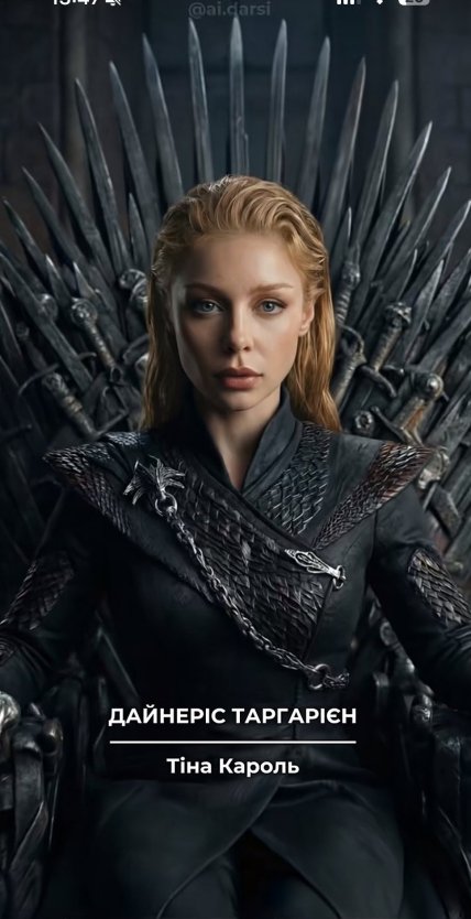 Тіна Кароль у ролі  Дейнеріс