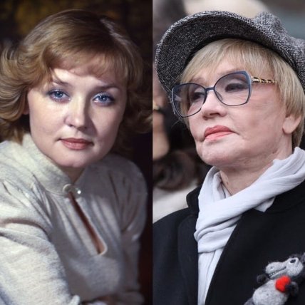 Віра Алентова у молодості невдала пластика