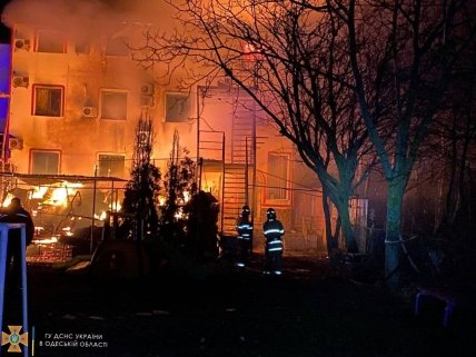 Пожар в Грибовке