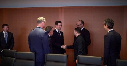 Зустріч Володимира Зеленського зі Стівом Віткоффом та Джаредом Кушнером в Берліні у грудні 2025 року