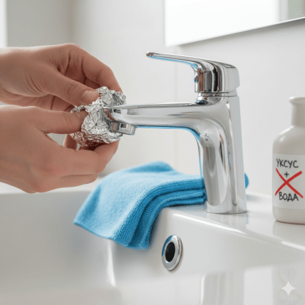очищення кранів, крани, ванна кімната