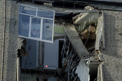 Разрушение в Бахмуте