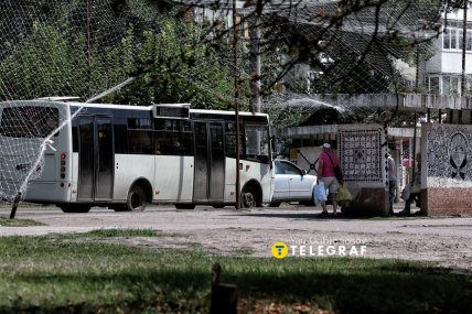 Зупинка у Краматорську. Фото Ян Доброносов "Телеграф"