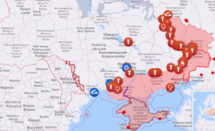 Карта боевых действий сегодня 18.06.2022