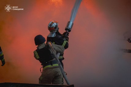 Последствия удара в Сумах