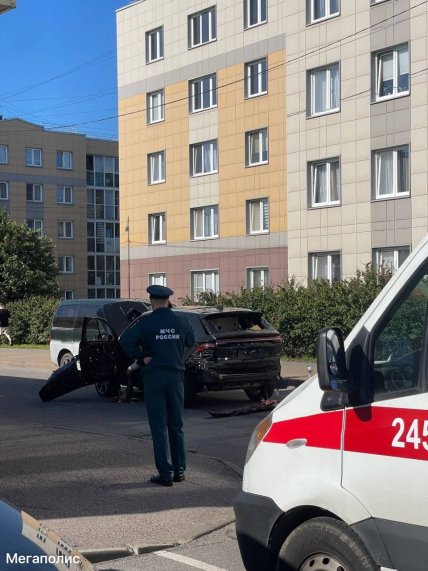 У машині міг спрацювати саморобний вибуховий пристрій