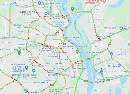 Пробки в Киеве 5.11