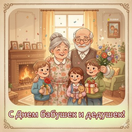 День бабушек и дедушек, открытки, поздравления, картинки