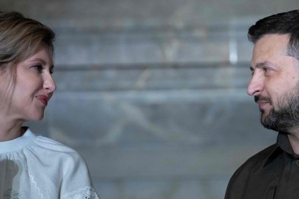 Олена Зеленська та Володимир Зеленський у США