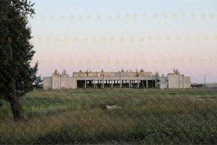 Недобудована будівля аеровокзалу Сум