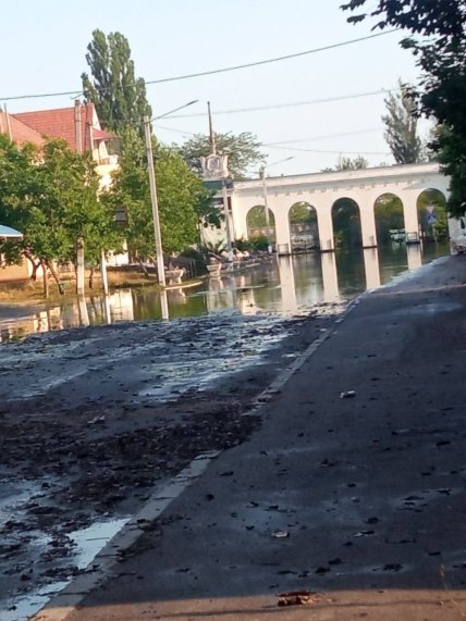 Новая Каховка подтопление