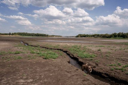 Ханженковское водохранилище под Макеевкой