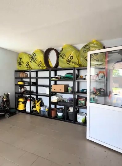 В результаті в гаражі буде ідеальний порядок