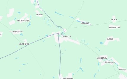 Гуляйполе на карті