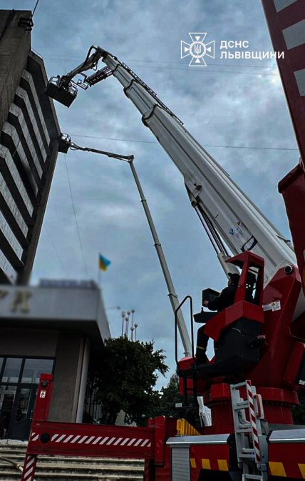 Пожежа в готелі у Львові