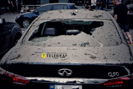 Атака по Києву 24 червня 2023 - пошкоджена багатоповерхівка у Солом’янському районі