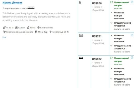 Спа-отель Brenners Park