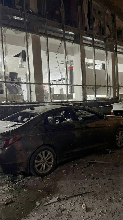 Наслідки атаки Росії на ЖК в Одесі 9 лютого