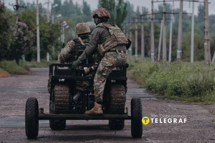 Українські захисники в Дружківці
