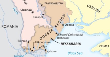 Бесарабія на карті